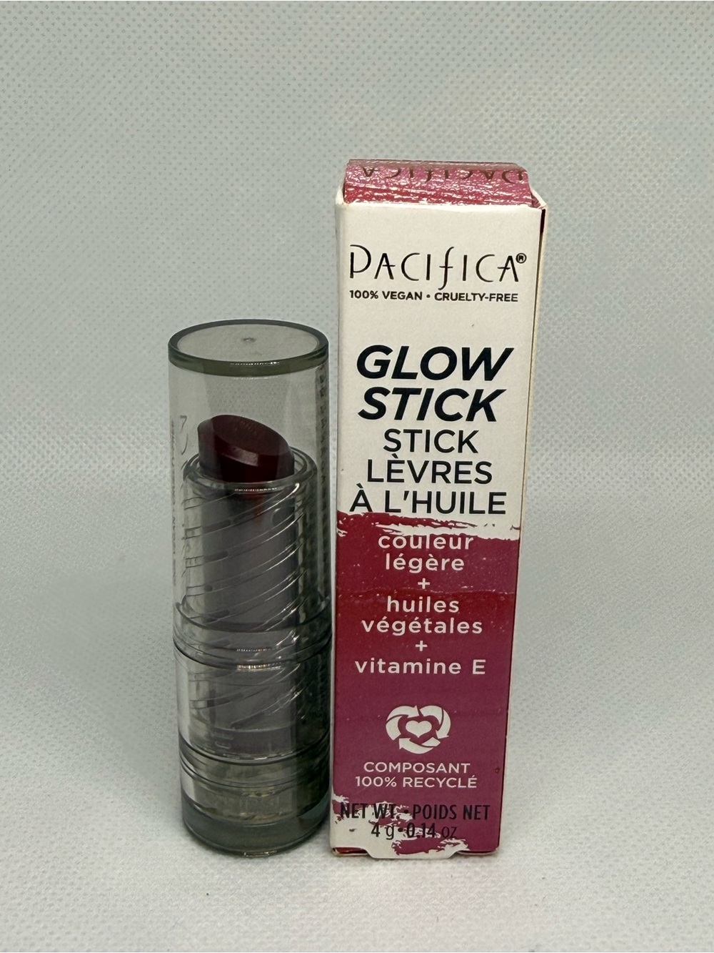 Pacifica Glow Stick Lip Oil - Berry Pink